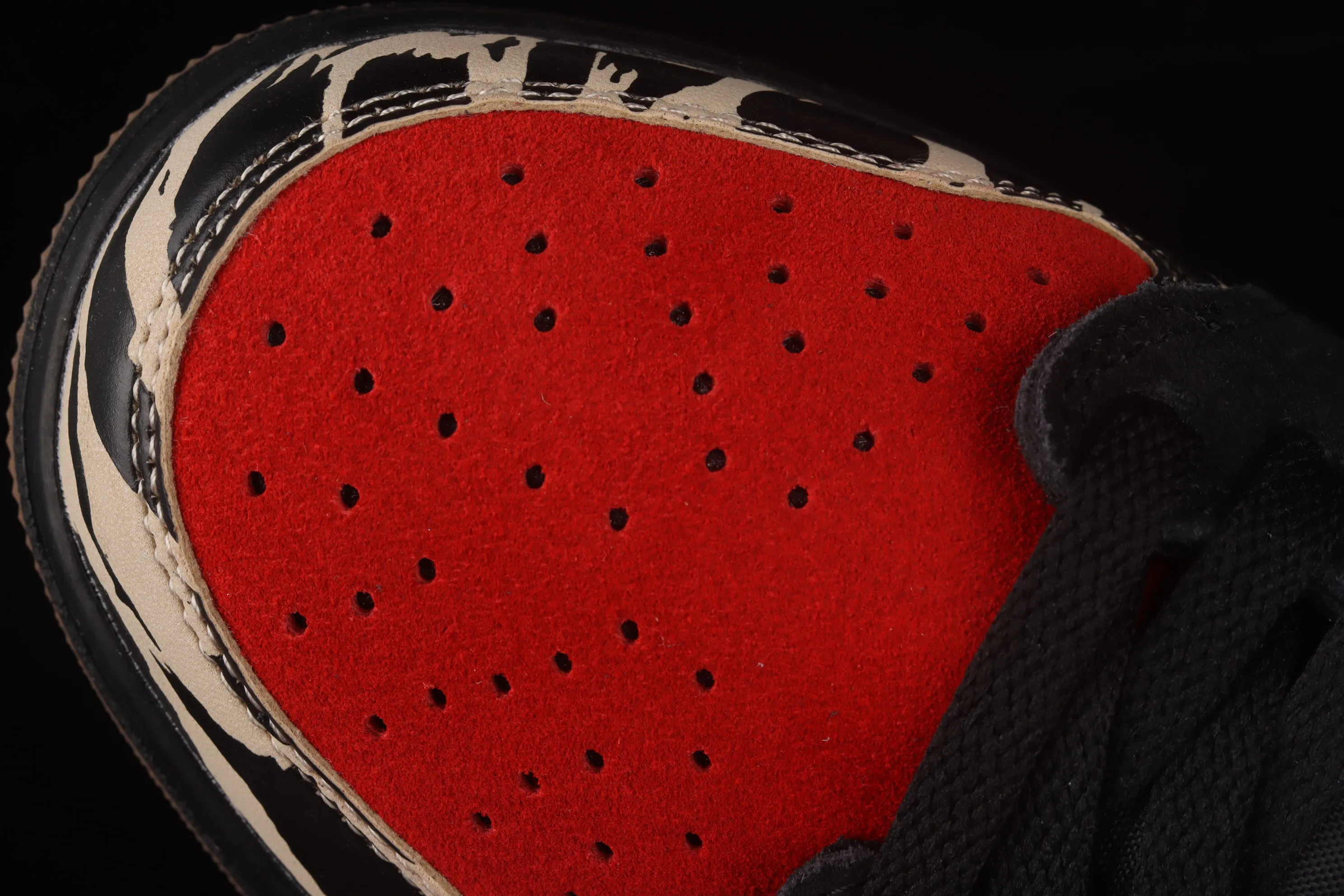 All categories Air Jordan Jordan series basketball shoes Air Jordan 1 Low New version Air Jordan 1 Low "Carnivore" AJ1 Joe 1 carnivore theme black and red low-top cultural sneakers DN3400-001